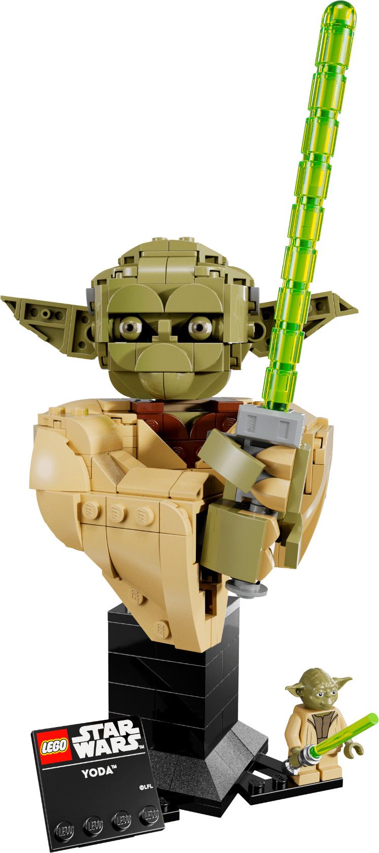 Konstruktor Lego Star Wars Yoda Bust Collectible Building Set 75438, 399 element — Mallar, Bakı (2)