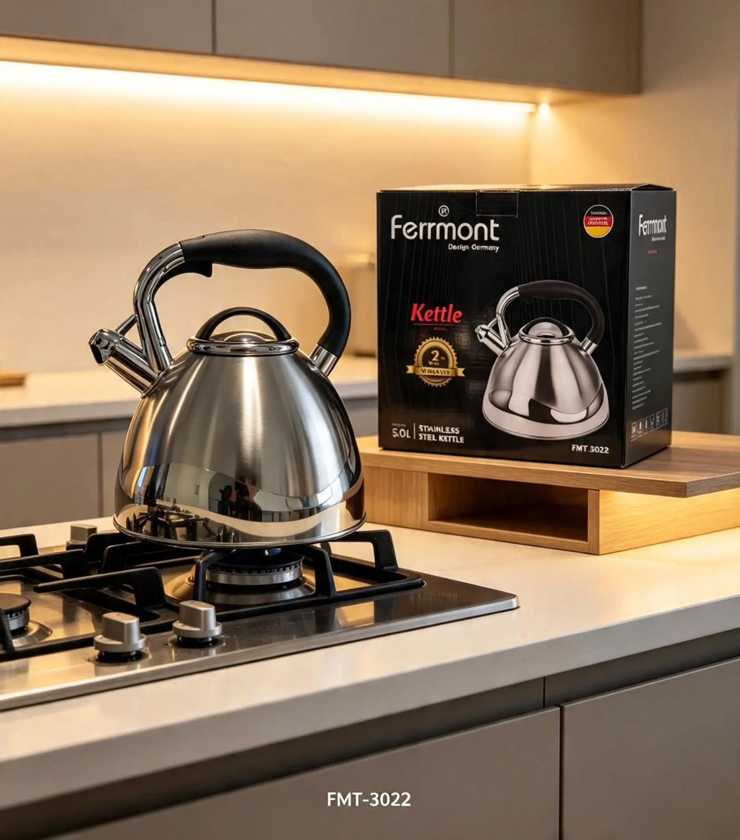 Çaydan Ferrmont SU-LI0296 FMT3022, 5000 ml, paslanmayan polad, gümüşü — Mallar, Bakı