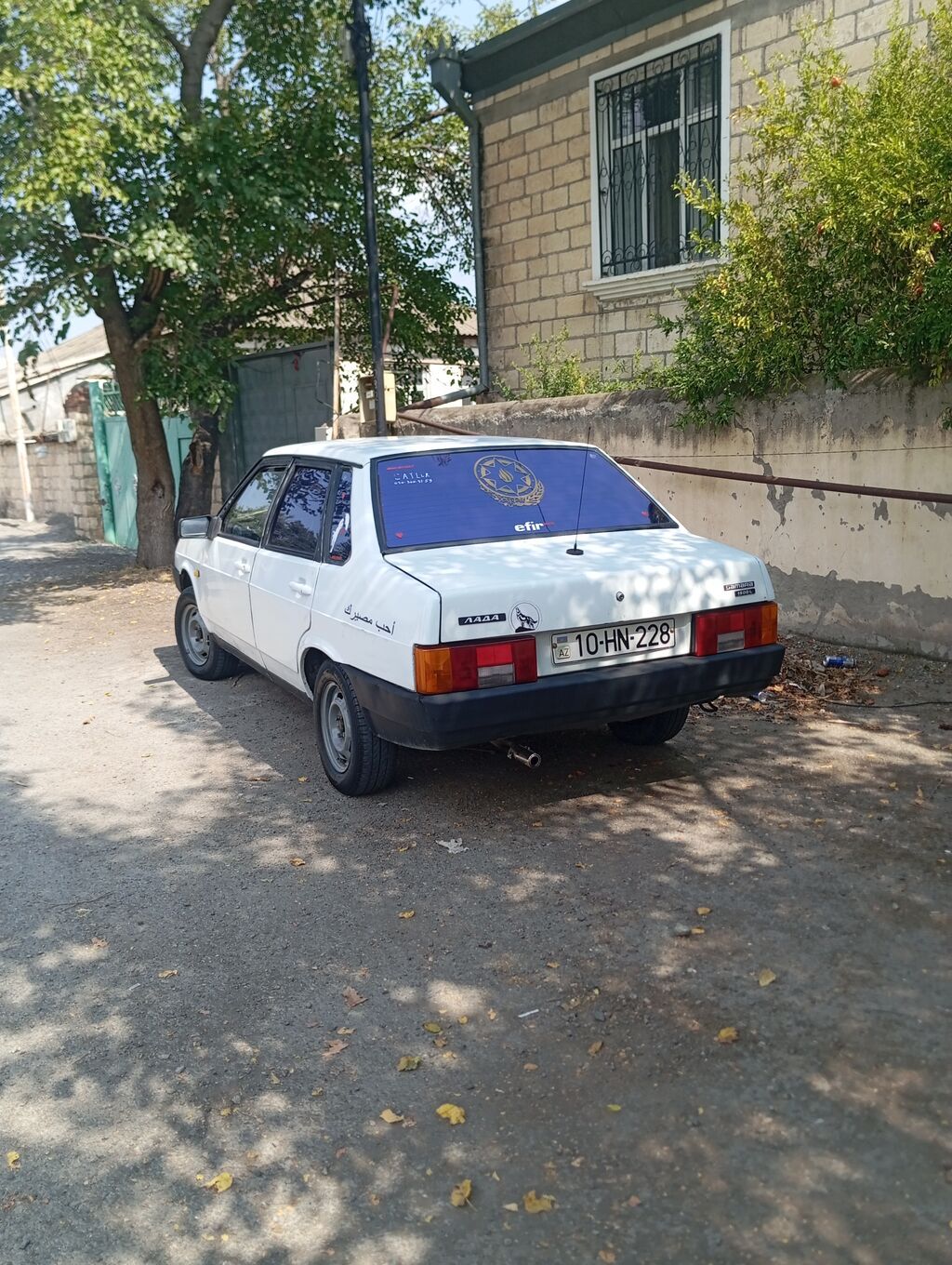 VAZ 21099 “Lada Samara” sedan - Kuzov: 4 qapılı sedan, ağ rəng 10-HN-228 — Avtomobillər, Tərtər (5)