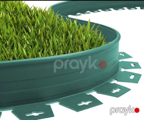 Ayırıcı bordür qazon, daş, torpaq, gül, və ağac üçün, plastik, 7.5x5 sm, 25 m — Bakı