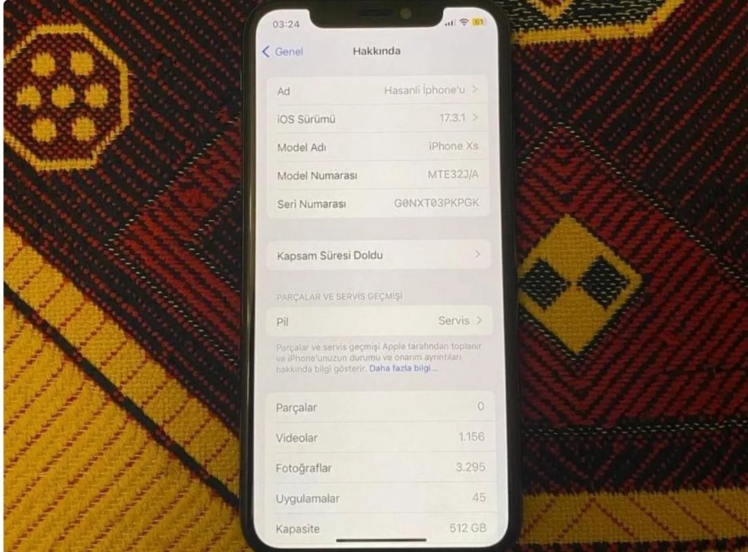 Telefon Apple iPhone Iphona xs max 512 MB — Mallar, Sumqayıt (3)