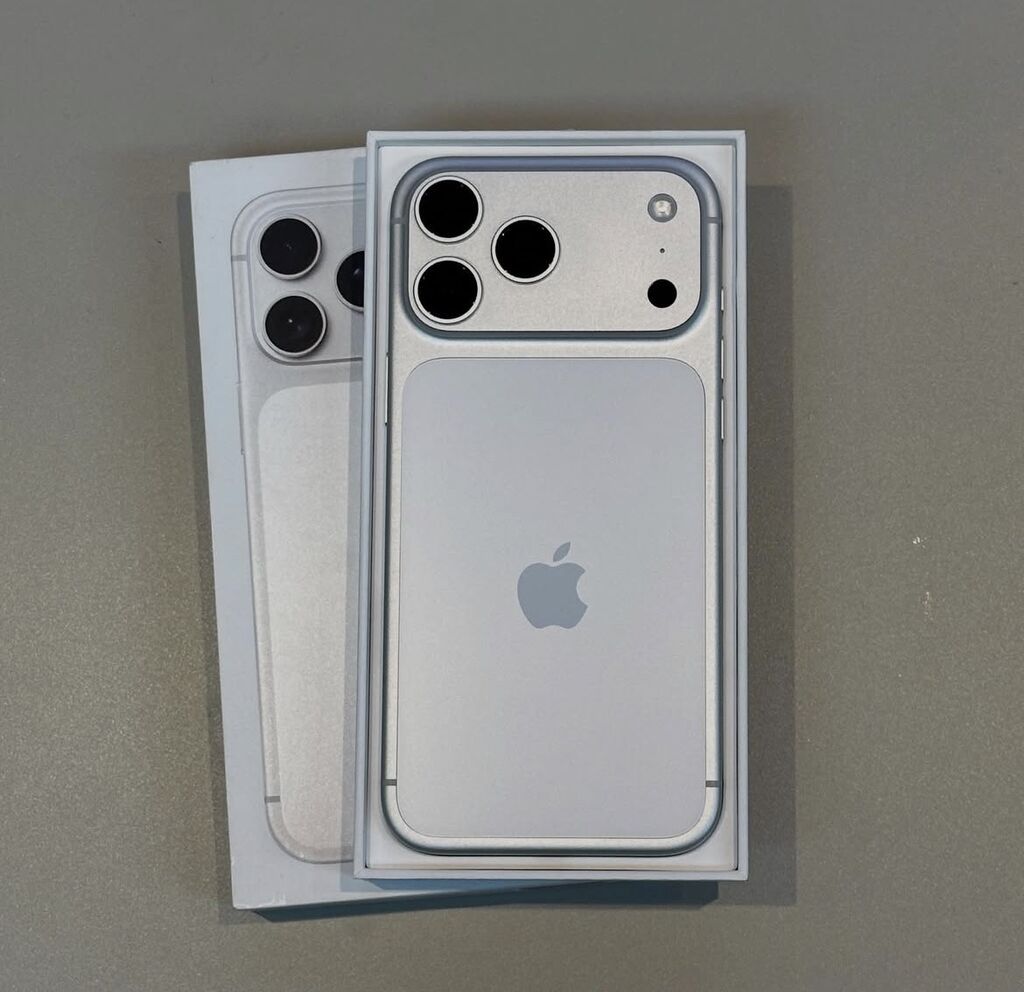 IPhone 17 Pro Max, 256 GB, Natural Titanium, Zəmanət, Simsiz şarj, Face ID — Apple iPhone, Bakı