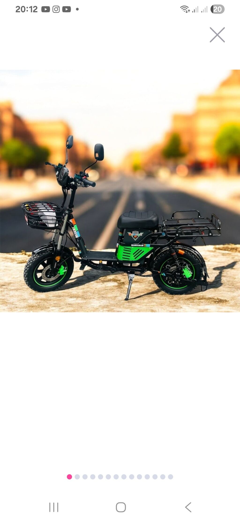 Maikaolin elektrikli velosiped/skuteri Texniki göstəricilər: - Motor — Elektrik velosipedləri, Bakı (3)