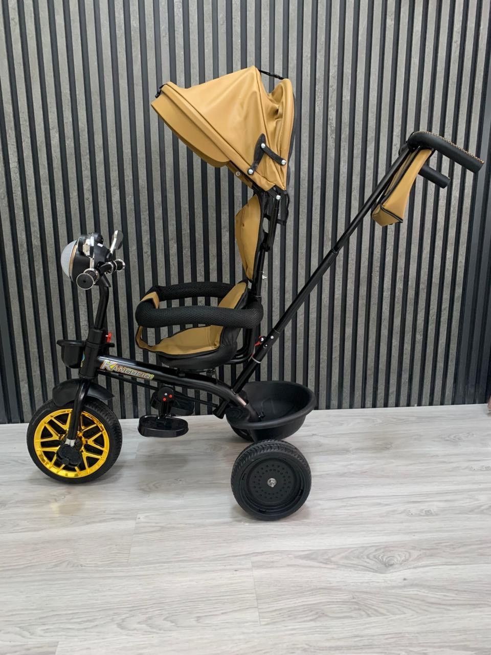 Uşaq üçtəkərli velosipedi OZ2588, sarı — Mallar, Bakı (2)