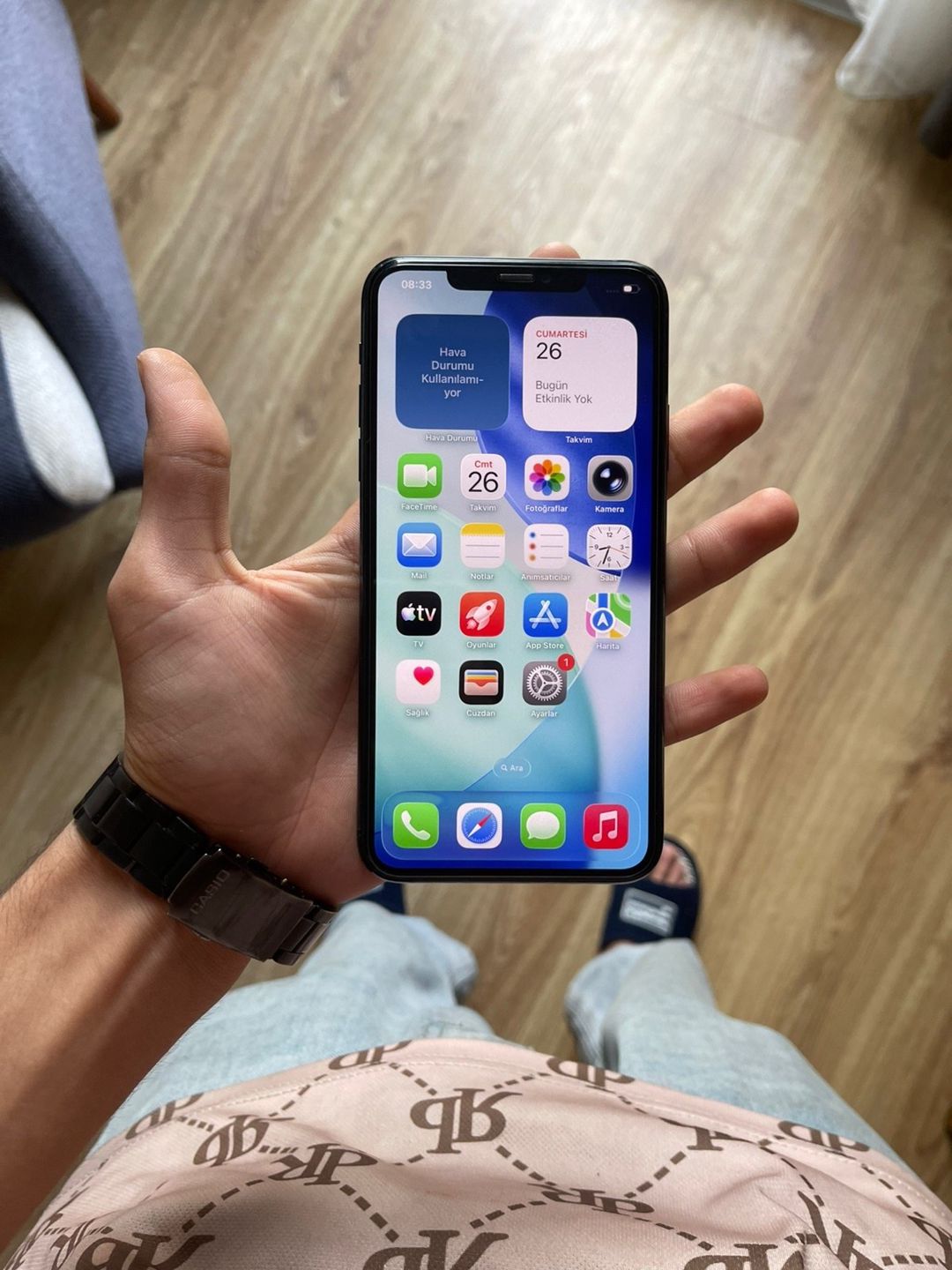 Apple iPhone 11 Pro Max Midnight Green 256GB/4GB — Smartfonlar, Bakı (2)