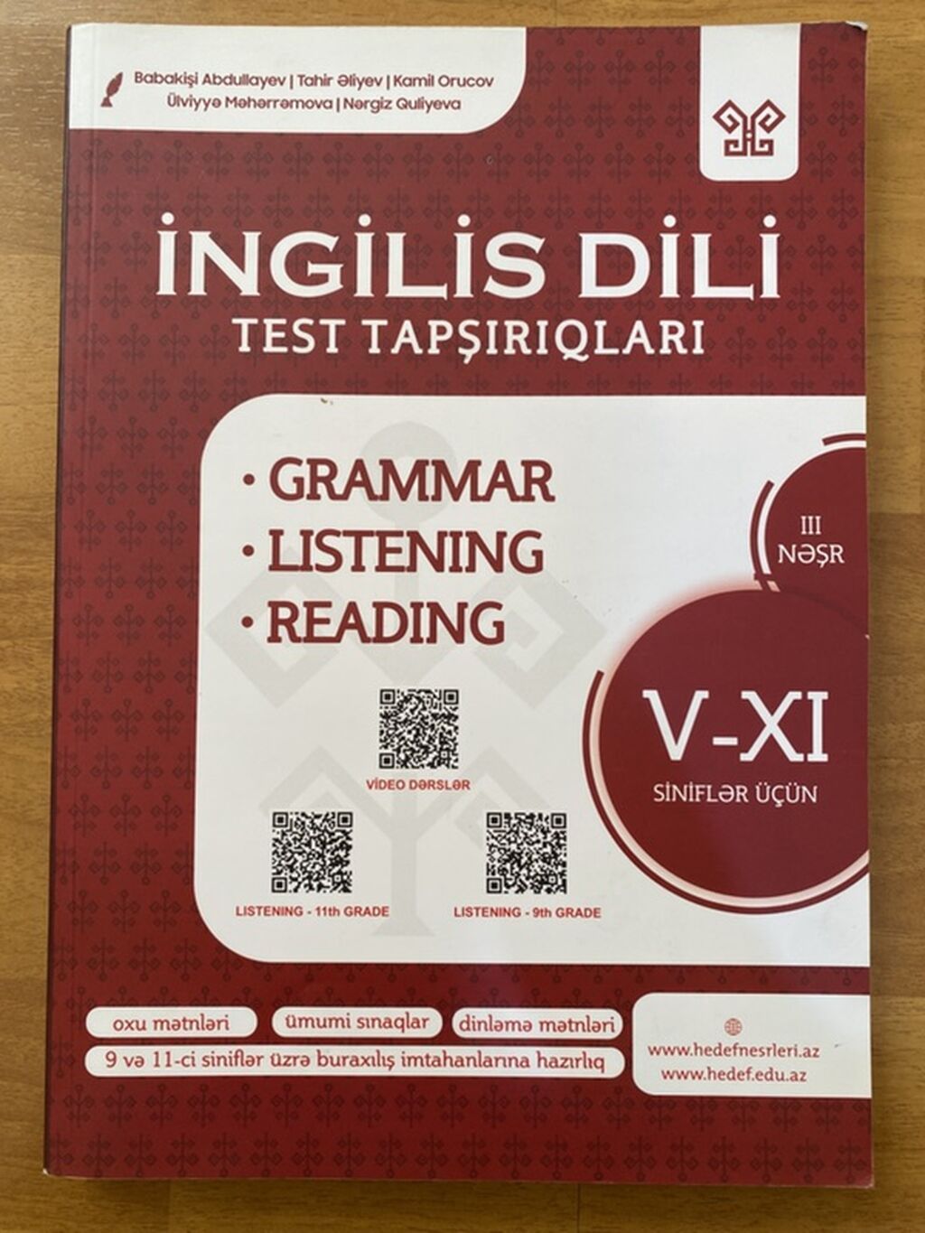 XI sinif şagirdləri üçün buraxılış imtahanına sistemli hazırlıq — Kitablar, Bakı (5)