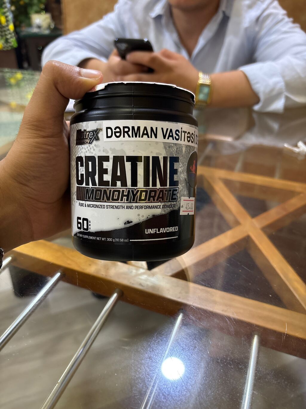 Nutrex Research Creatine Monohydrate – mikronizə olunmuş, dadsız — İdman qidası və əlavələr, Digah (2)