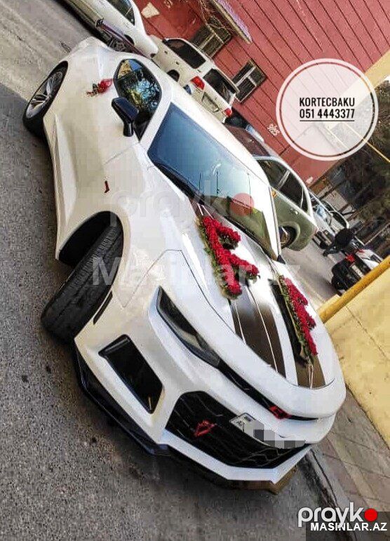 Chevrolet Cabriolet Camaro Toy maşını, 2018 il — Minik avtomobili icarəsi, Bakı (2)