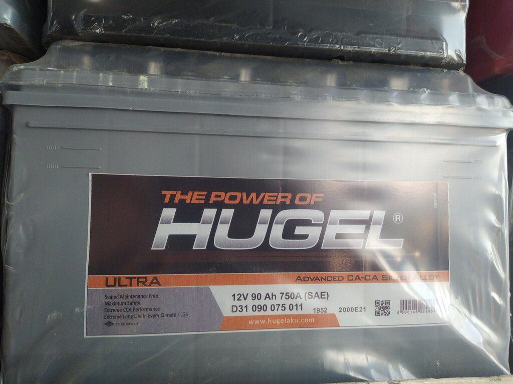 "Hugel 12 v 90 ah" akkumulyatoru — Ehtiyat hissələri və aksesuarlar, Bakı