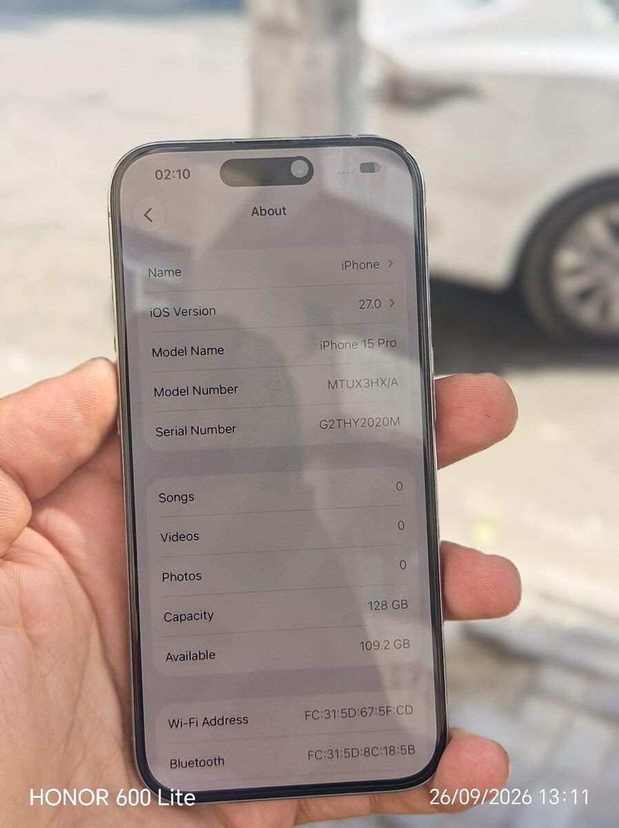 Apple iPhone 15 Pro Natural Titanium 128GB/8GB — Smartfonlar, Bakı (5)