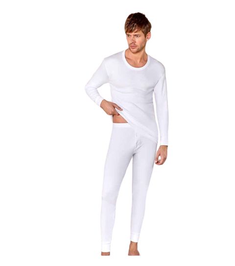 Kişilər üçün şalvarlı pijama dəsti Berrak T745746, ağ, pambıq, ölçü Xl/xxl — Bakı