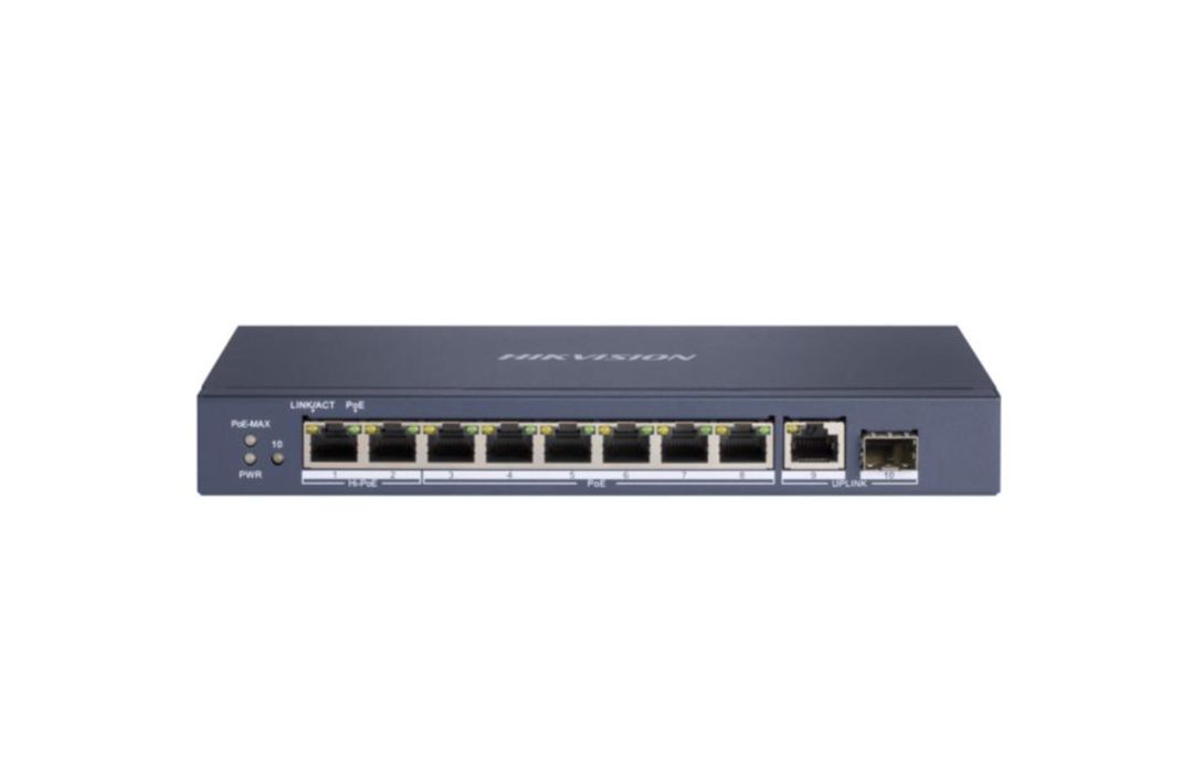 Hikvision DS-3E0510HP-E 8 Port Gigabit Unmanaged Hi-PoE Switch — Şəbəkə və server avadanlığı, Bakı (2)