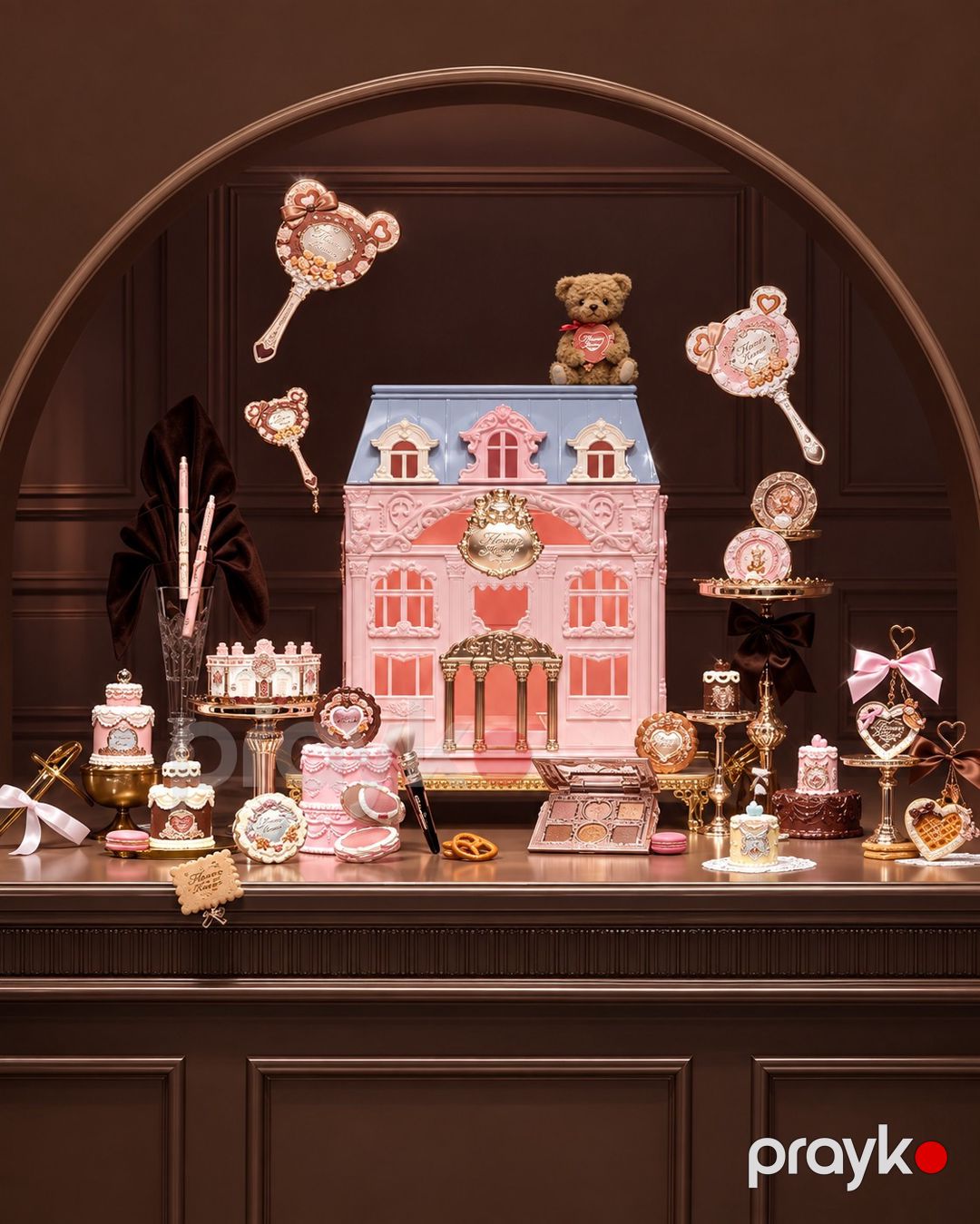 Kosmetika hədiyyə dəsti Flower Knows Sweetie Bear — Mallar, Bakı (3)