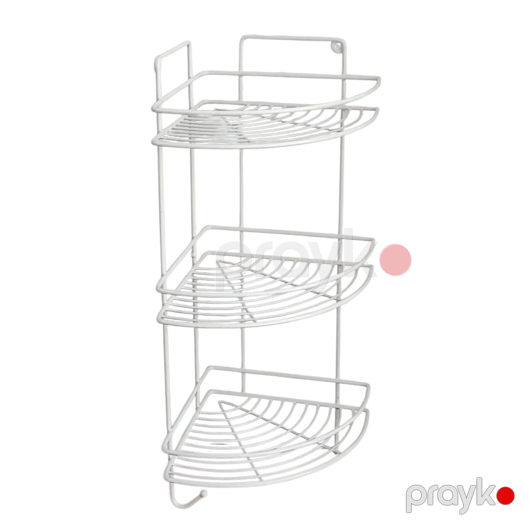 Hamam otağı üçün rəf 8606, metal, ağ, 60х24х23 sm — Mallar, Bakı (2)