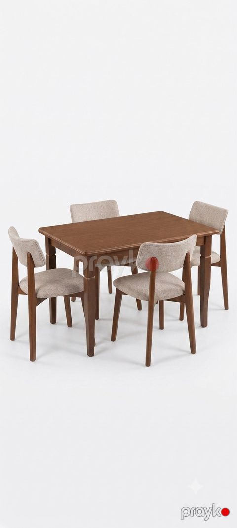 Masa və stul dəsti 89338402, fıstıq/MDF, qəhvəyi — Bakı