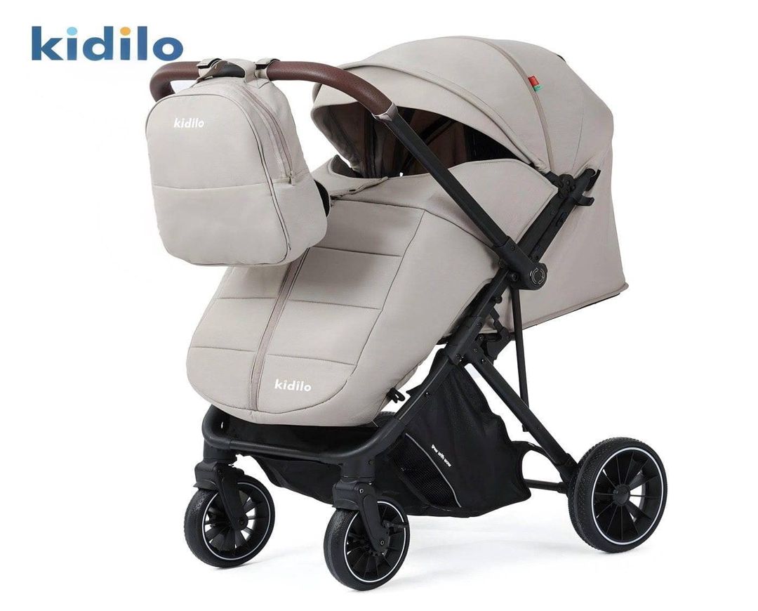 Uşaq arabası BB-770015, rahat dönərli, yastıqlı oturacaq, çardaq və ayaq örtüyü ilə - BB-770015 — Mallar, Bakı