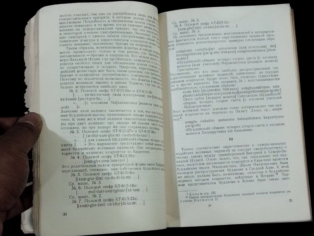 Буддийские пещеры Кара - тепе в старом термезе - Академия наук Ссср — Kitablar və jurnallar, Bakı (8)