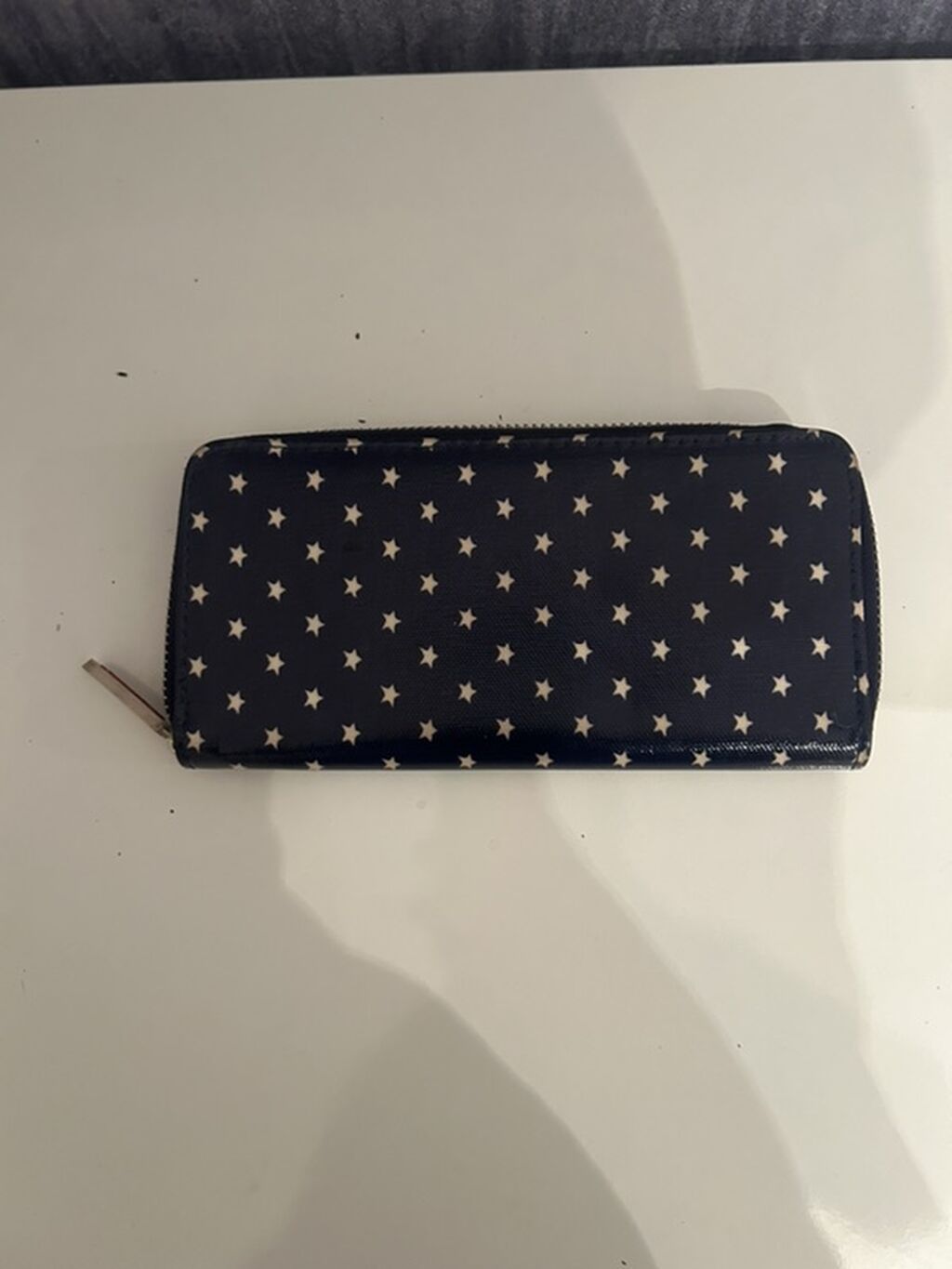 Krokodil naxışlı, tünd boz rəngdə qadın pul kisəsi. - Material: süni — Kəmər, Novxanı (6)