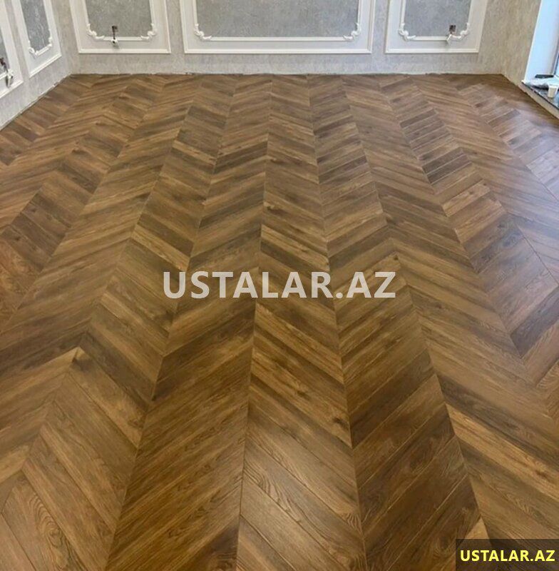 Pol parket laminat şilfovka lak — Döşəmə və tavan işləri, Bakı