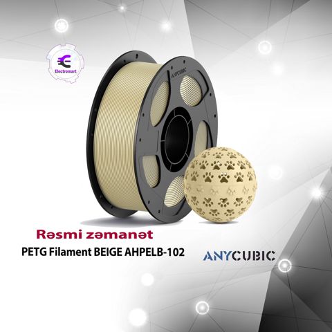 Anycubic Petg Filament Beıge 1.75mm 1kg AHPELB-102 — Bakı