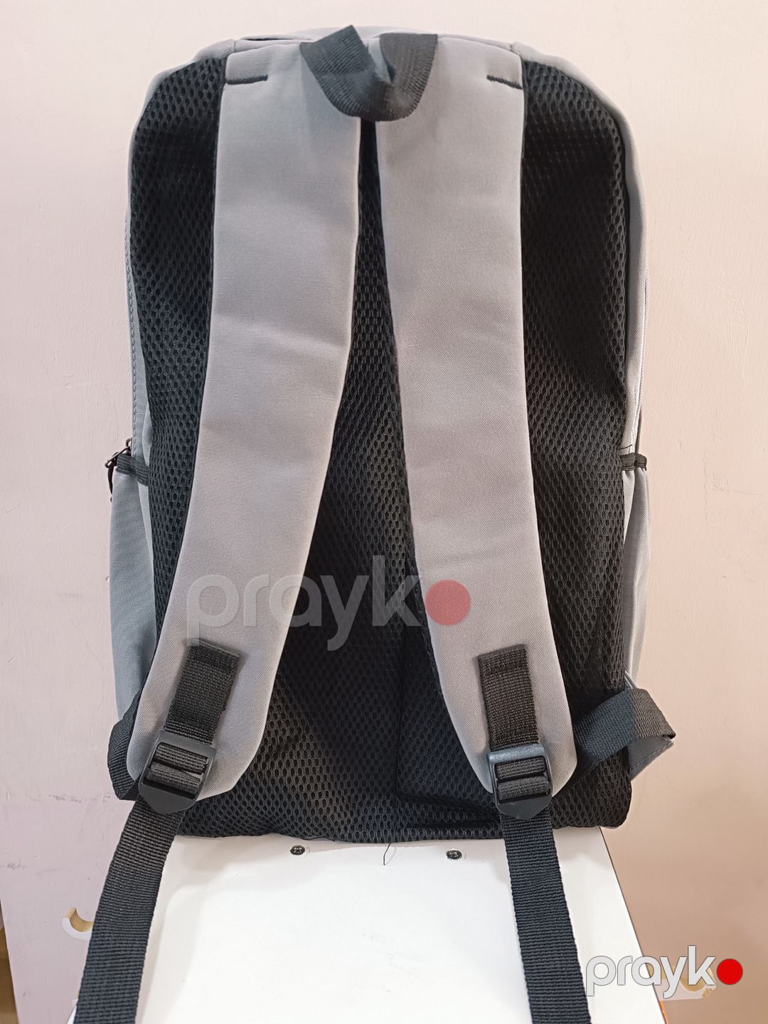 Məktəb çantası, plaşlıq parça/suyadavamlı parça, boz, 15 l — Mallar, Bakı (2)
