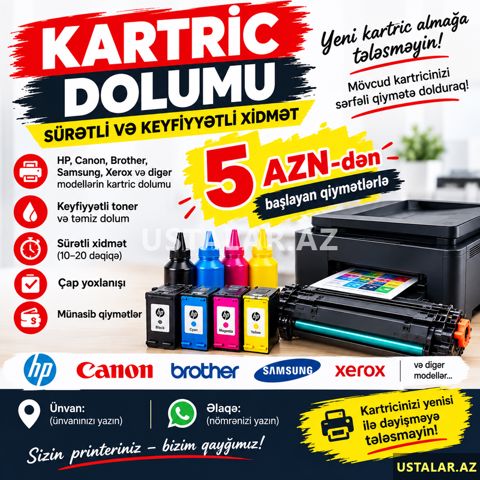Printer təmiri — Bakı