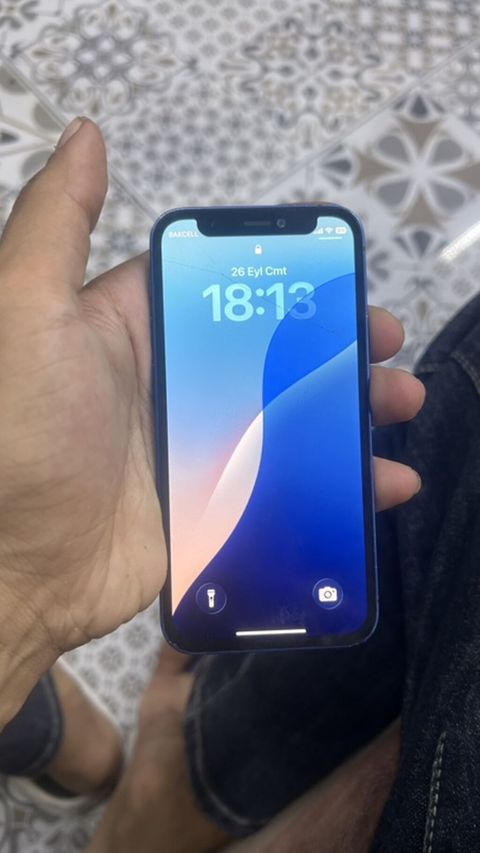 IPhone 12, 256 GB, Mavi, Face ID — Bakı