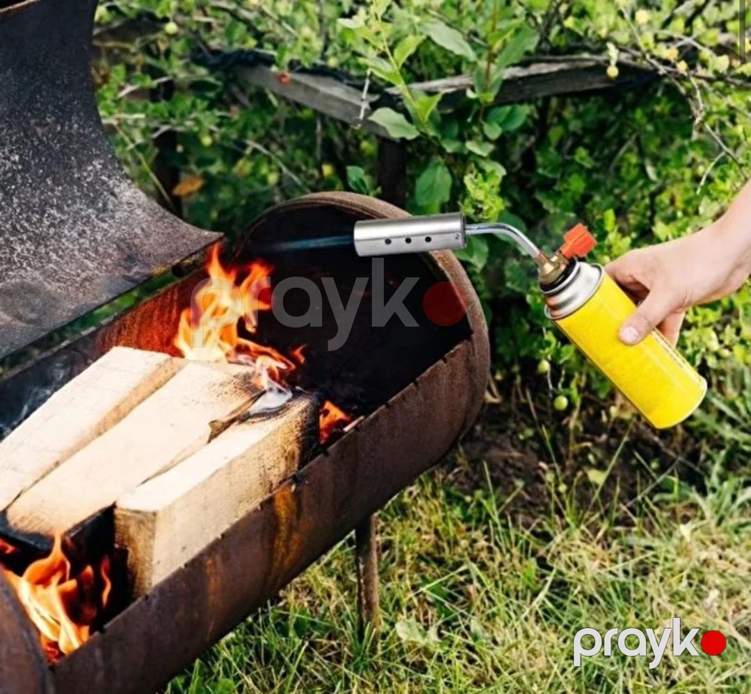 Alov tapançası barbekü üçün, tənzimlənən alov, 1300°C — Mallar, Bakı (2)