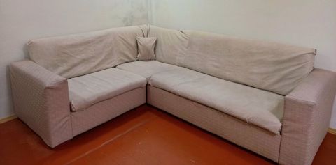 Künc divan açılır yataq olur sexdə 5 10 taxta ilə yığılıb ağırdır — Saray