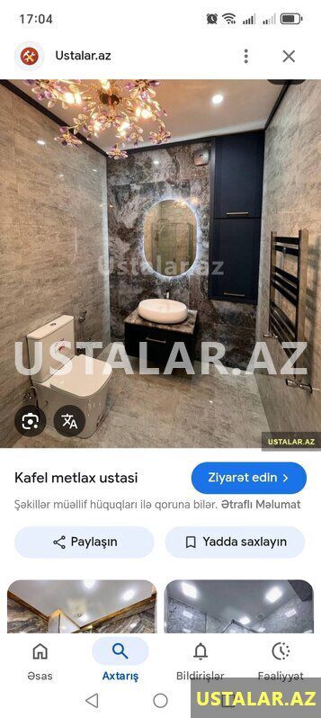 Kafel metlax ustasi — Plitə işləri, Bakı (2)