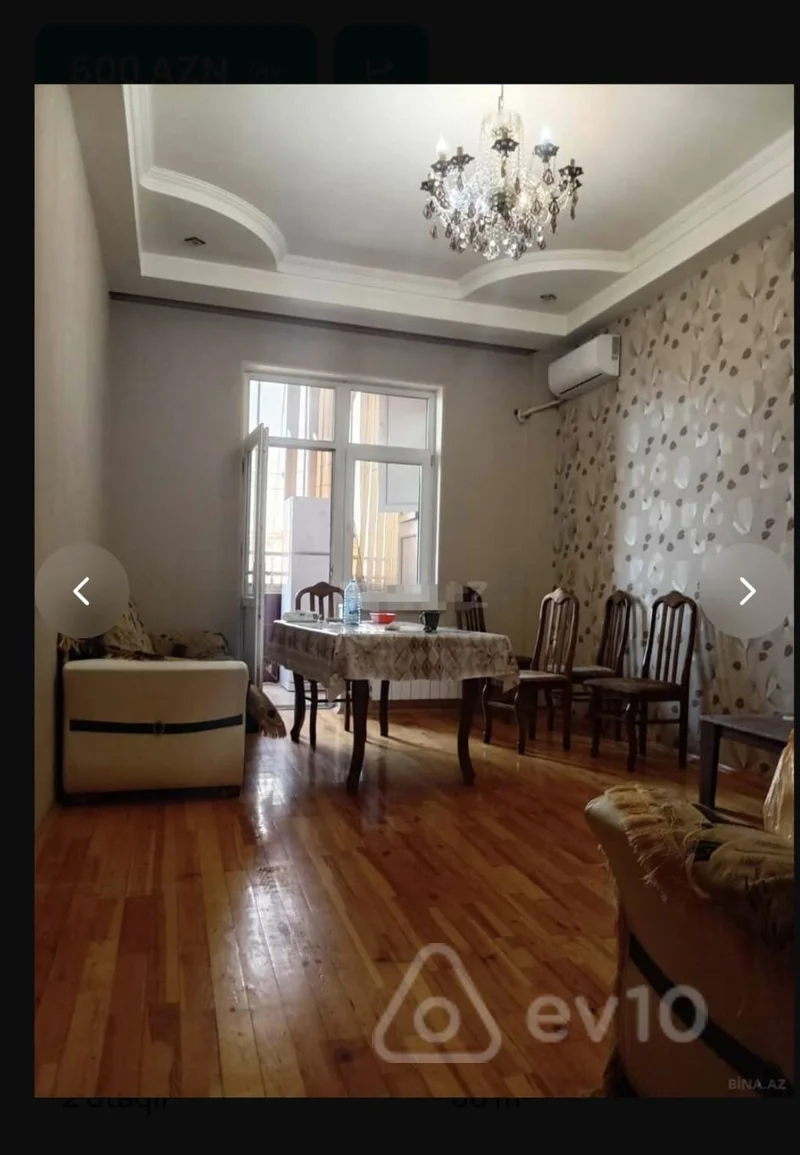 2 otaqlı mənzil, 60 m², Hüseyn Seyidzadə küçəsi, — kirayə — Mənzil, Bakı (8)