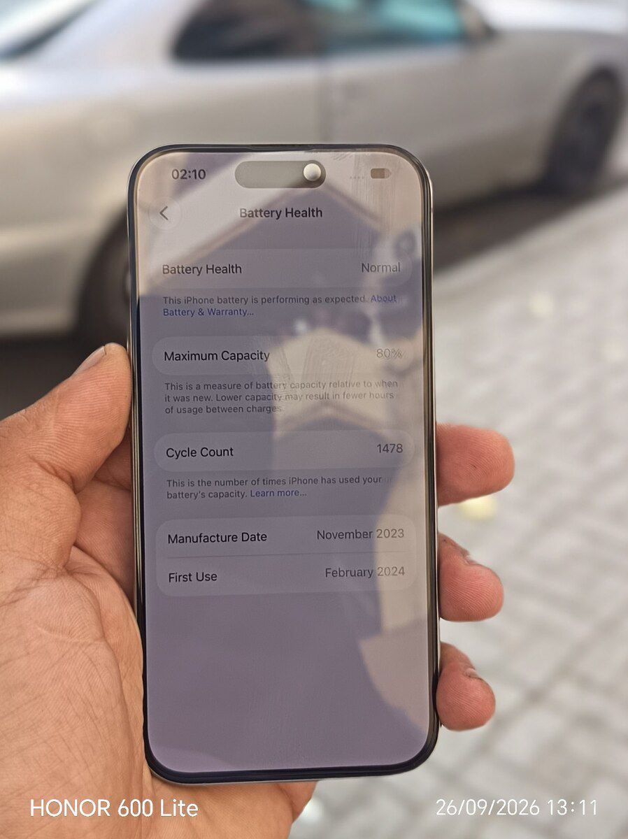 Apple iPhone 15 Pro Natural Titanium 128GB/8GB — Smartfonlar, Bakı (2)