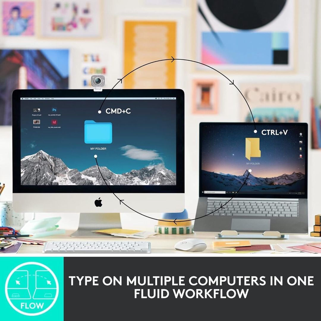 Logitech MX Keys Mini Keyboard Wireless — Periferik cihazlar, Bakı (9)