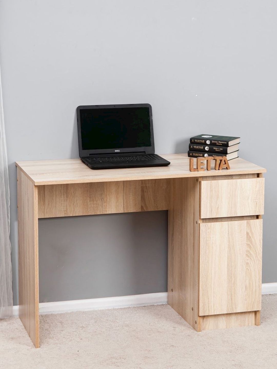 Kompüter masası Letta, Ldsp, bej, 75x50x106 sm — Mallar, Bakı