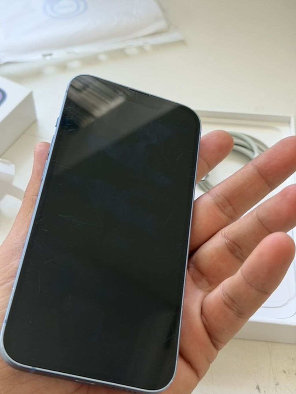 IPhone 14, 128 GB, Mavi, Face ID, Sənədlərlə — Apple iPhone, Masazır (5)
