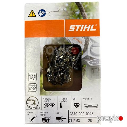 Zəncir Stihl 1/4 P Picco Micro 3 PM3 — Bakı
