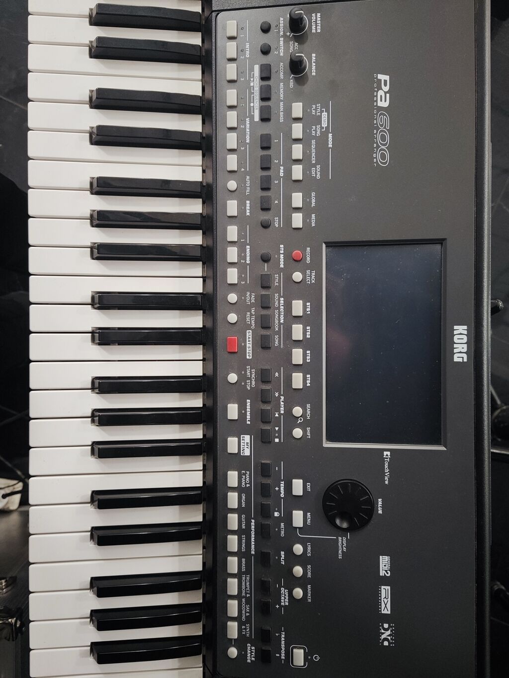 Korg Pa600 Professional Arranger sintezator Alət 2 ildir pakopka — Pianino və digər klaviş alətləri, Gəncə (3)