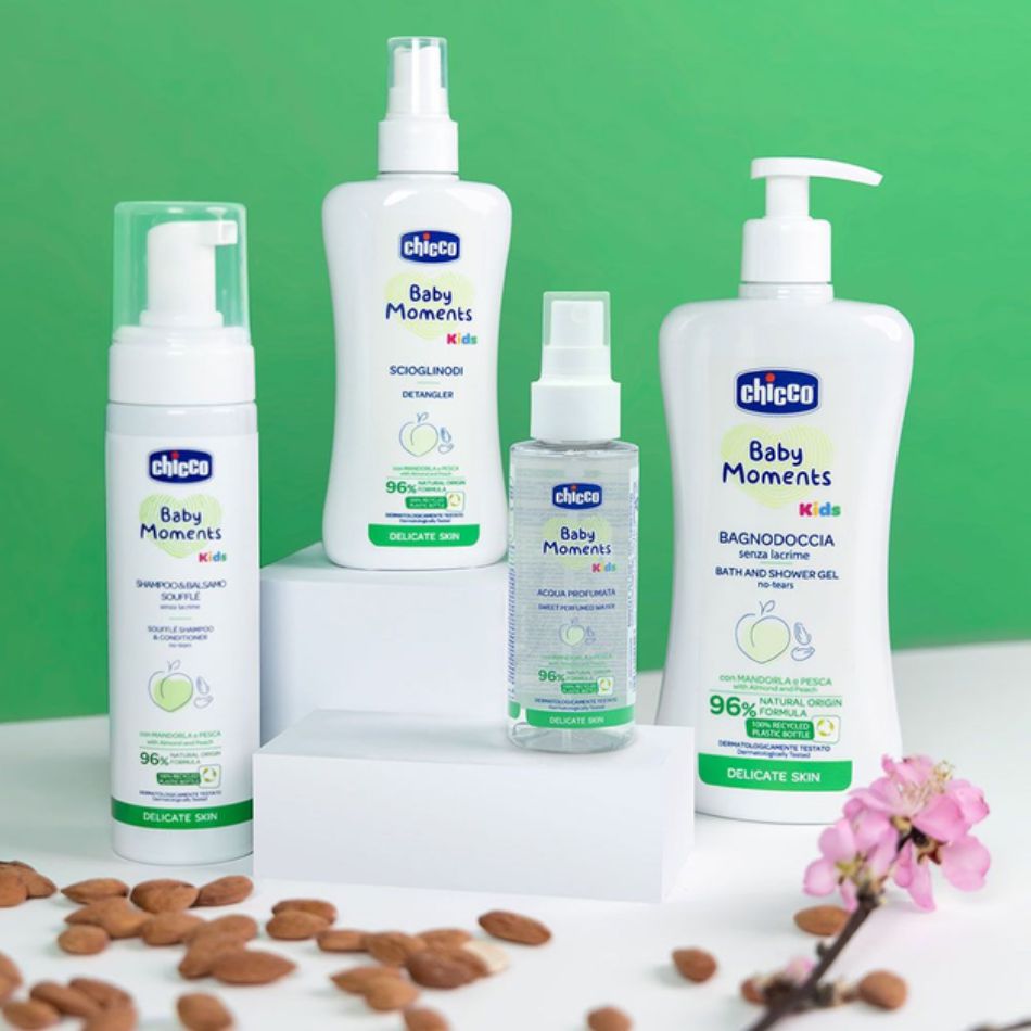 Uşaq üçün odekolon Chicco Baby Moments Sweet Water 100 ml 8058664129423 — Uşaq kosmetikası, Bakı (2)
