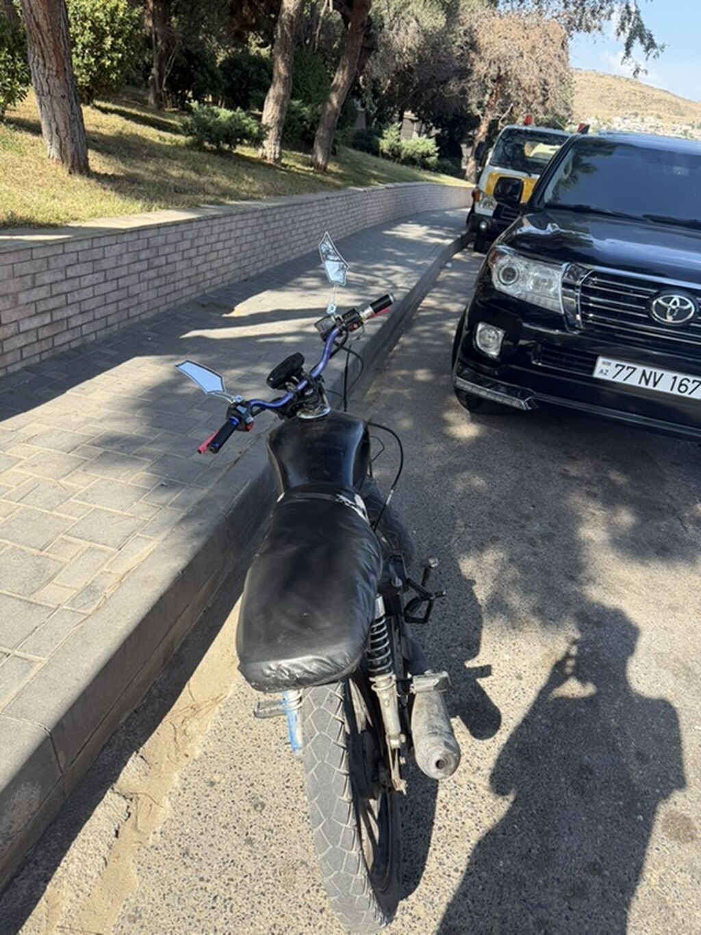 Moped/Motosiklet – şəhər içi sürüş üçün praktik benzinli model 77-NV-167 — Mopedlər və skuterlər, Bakı (3)