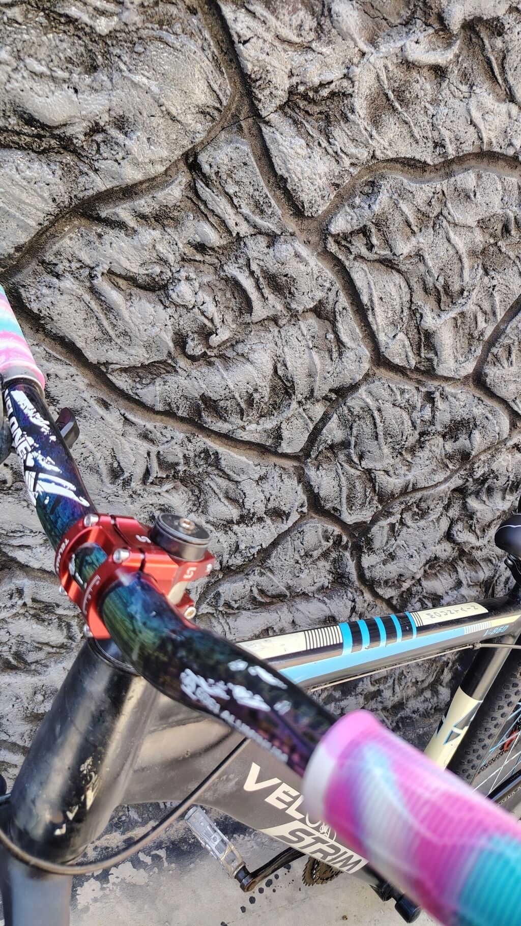 Velosiped – Velostrim MTB - Çərçivə: alüminium alaşımlı, qara-mavi — Dağ velosipedləri, Saatlı (2)
