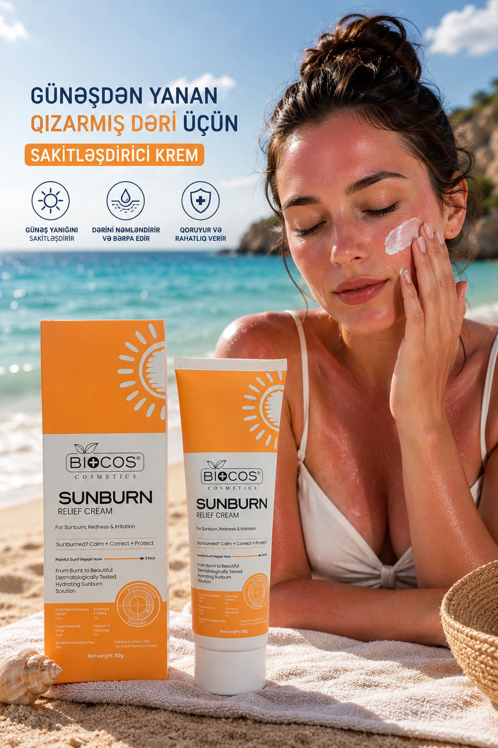 Qaralmadan sonra krem Biocos Sunburn 50 ml — Mallar, Bakı (2)