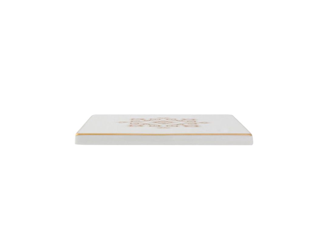 Krujka altlığı Porland Arabesque Desen1, farfor, sarı, 10x10 sm — Mallar, Bakı (3)