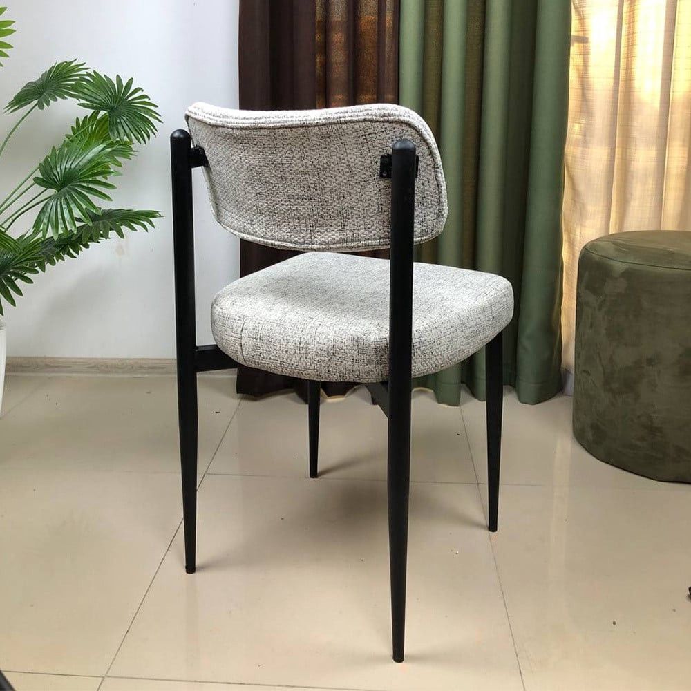 Stul Moka Standart Neskafe Delgroup1173, ağac, dəmir, parçalı, maksimal yüklənmə 180 kq, 46x46x84 sm, oturacaq hündürlüyü 45 sm - Delgroup1173 — Stullar, Bakı (3)