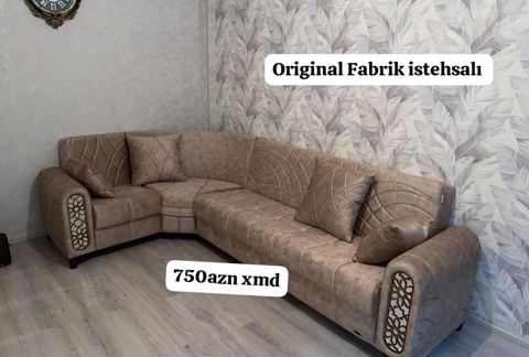 Künc divan – Original Fabrik istehsalı - Model: L formalı künc divan — Bakı
