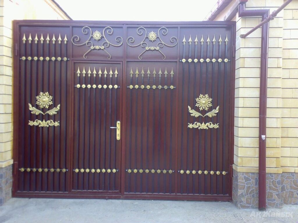 Dekorativ darvaza və qapı panelləri - Material: metal konstruksiya — Pəncərələr, qapılar, balkonlar, Sumqayıt (5)