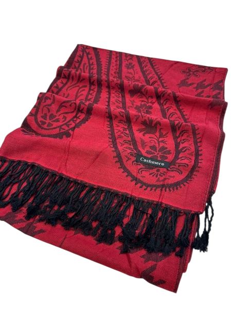 Şərf qadınlar üçün Arcanum24, kəşmir, qırmızı, 75x180 sm — Bakı