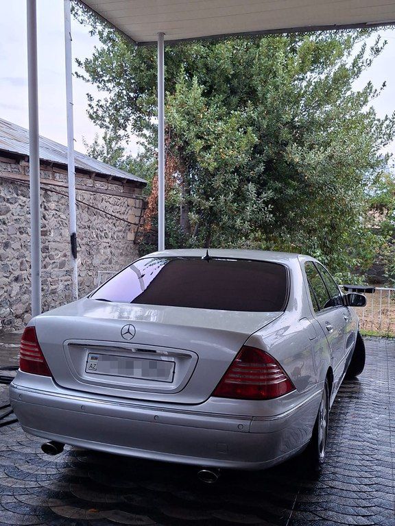 Mercedes S 500, 5.0 L, 2002 il, 531 000 km — Avtomobillər, Şəki (6)