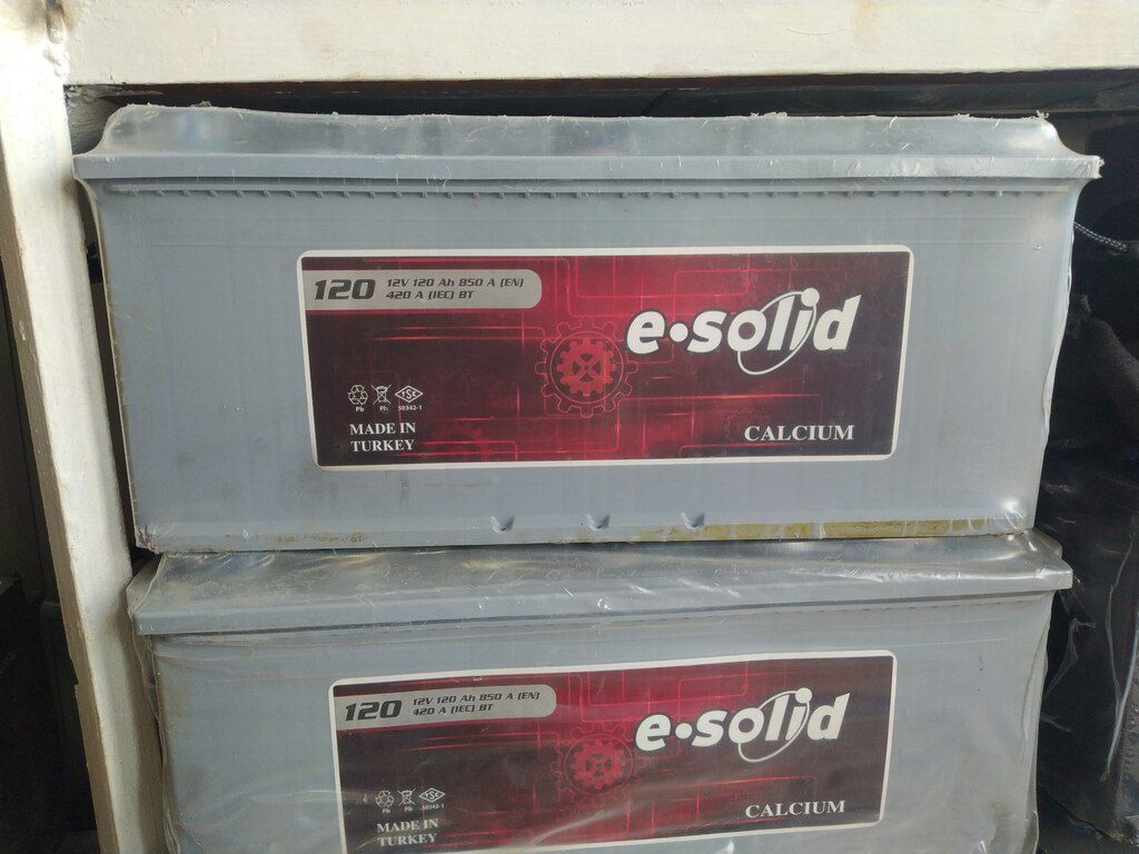 Akkumulyator "E solid 12 v 120 ah — Ehtiyat hissələri və aksesuarlar, Bakı