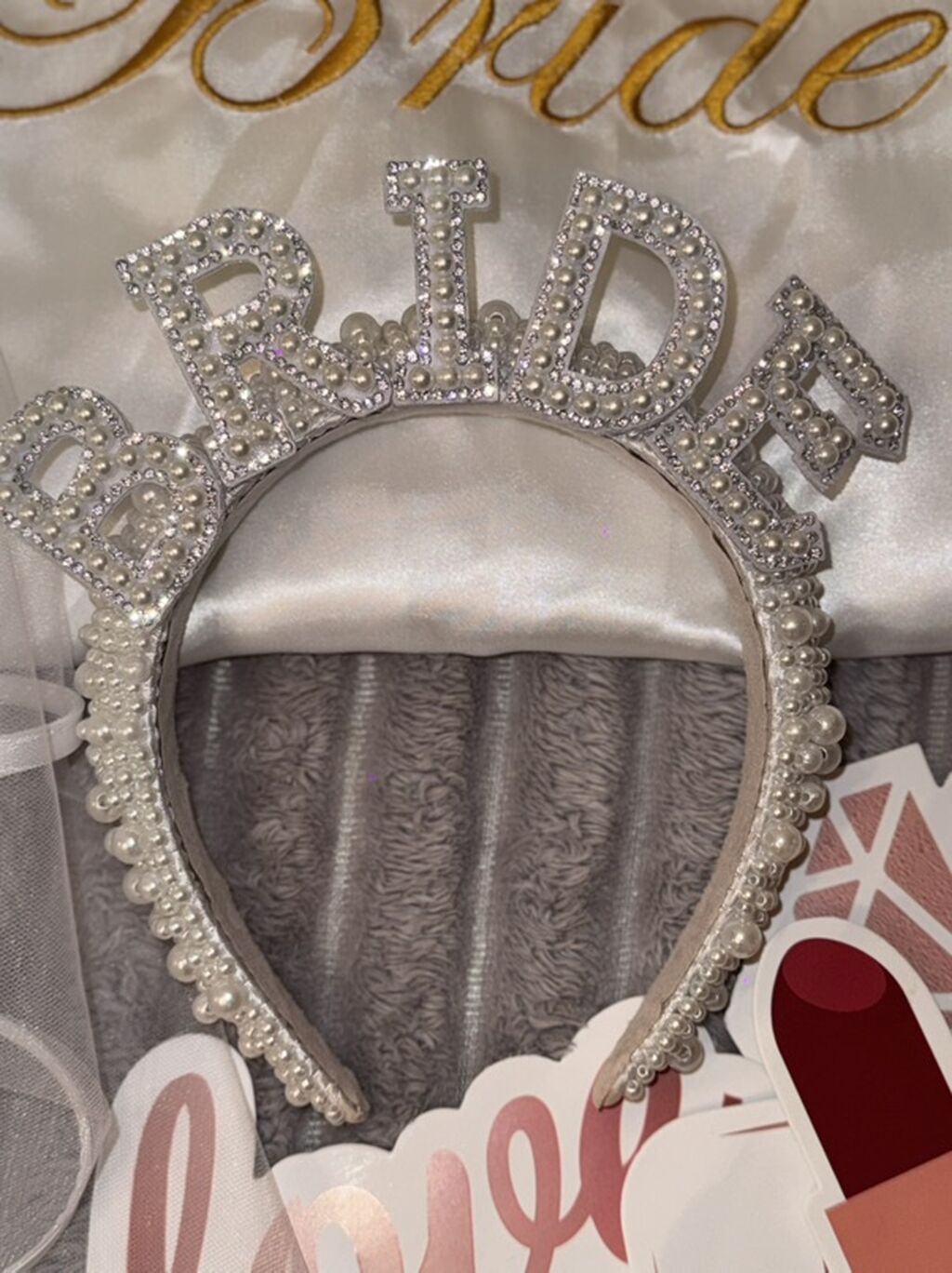 Gəlin temalı bachelorette/bridal shower dəsti Aksesuar və dekor — Toy paltarı, Bakı (4)