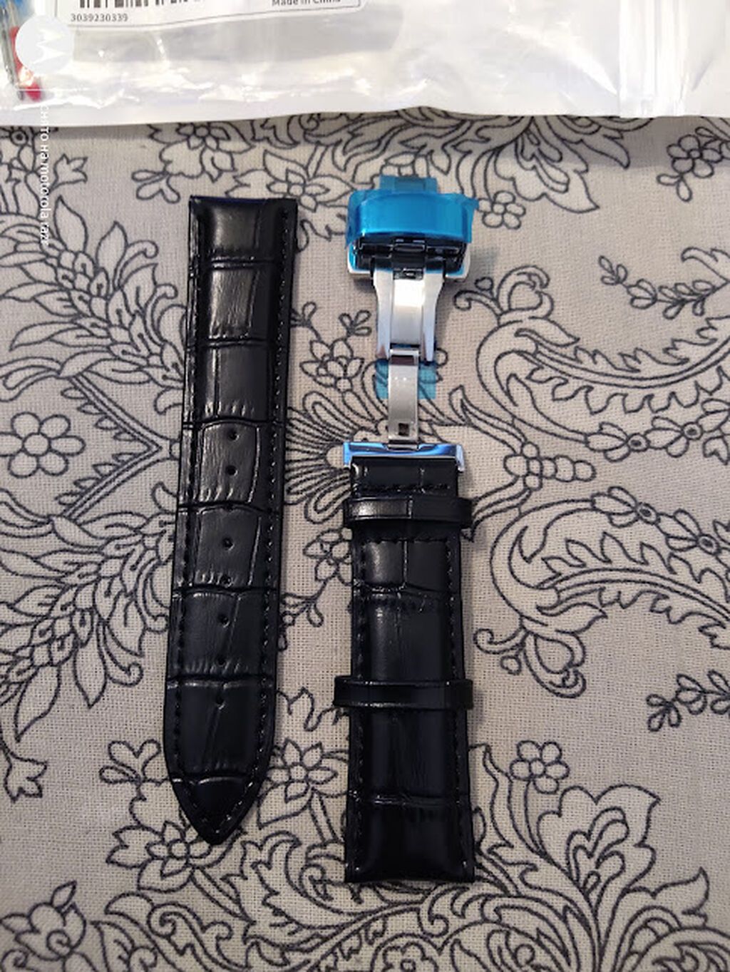 Teze. Saat ucun deri kemer zamoklu. olcu 22mm. qara rengde. endirim — Saat sapları və bilərziklər, Bakı